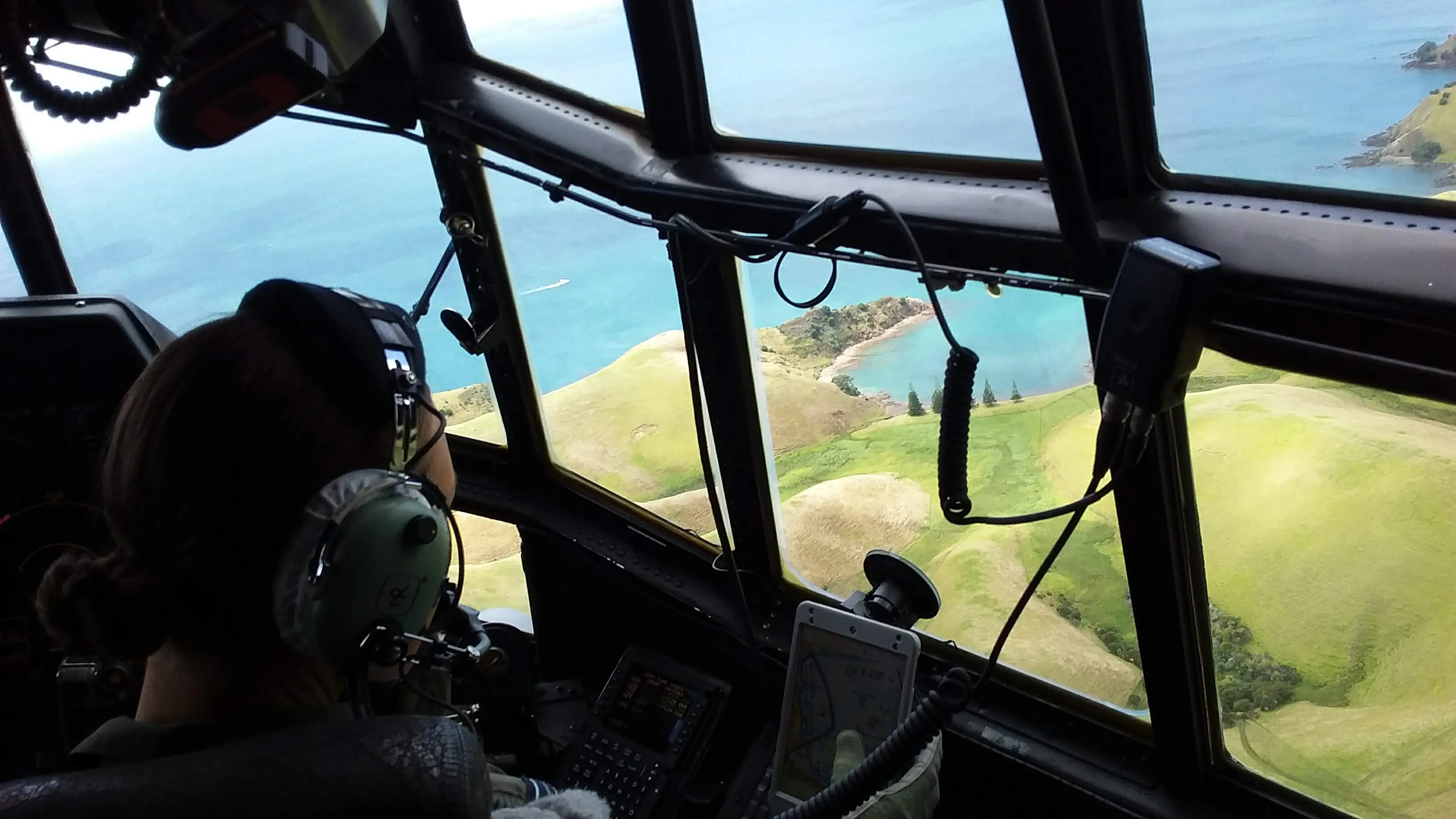 Hercules aircraft cockpit