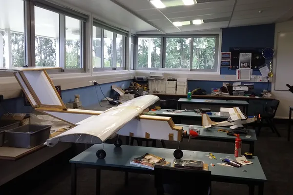 Two Frankenplane entries on the flight line
